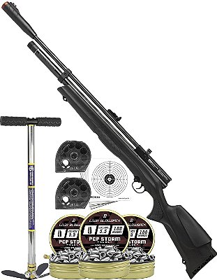 Carabina Pressão PCP Beeman 1336S Polímero 5,5mm Side Lever