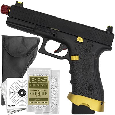 Pistola Airsoft Rossi Striker Gold GBB 6mm Blowback Semiauto