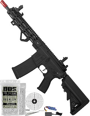 Rifle Specna Arms M4 SA-E20 AEG com Acabamento Nano Coating