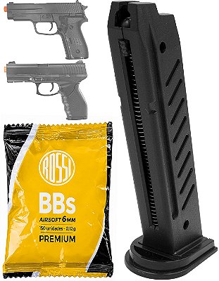 Magazine Extra Para Pistola Spring de Airsoft 6mm 12 BBs