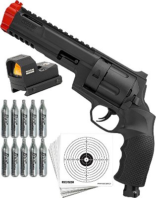 Pistola T4E TR68 Gen2 Umarex Black Magazine Rotativo