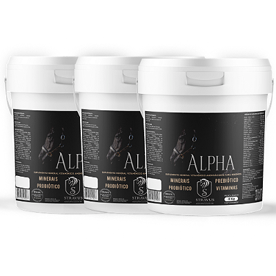 KIT 3 Stravus Alpha 4kg