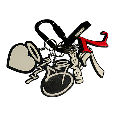 SEVEN SET - KIT MOSQUETÃO + ABRIDOR + CHAVEIRO