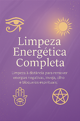 Limpeza Energética Completa
