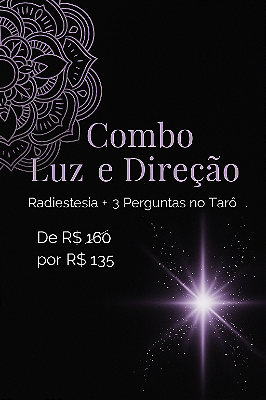 Radiestesia + 3 perguntas no Tarô