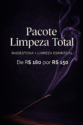 Radiestesia + Limpeza Espiritual