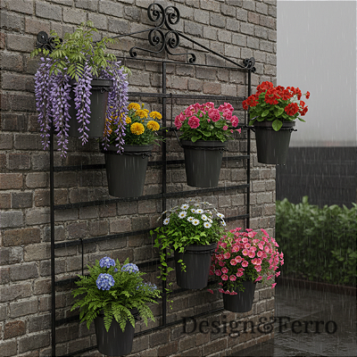 Kit Suporte de Parede – Toscana 6 - Jardim Vertical