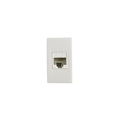 Módulo Tomada RJ45 CAT 5 – Branco