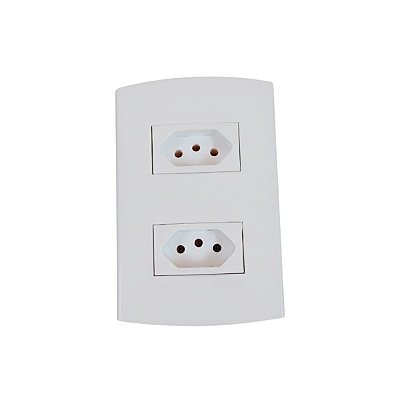 Conjunto Duas Tomada Padronizada 2P+T 10A- 250V~