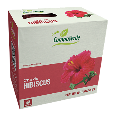 CHÁ DE HIBISCUS 10 SACHÊS - 10G