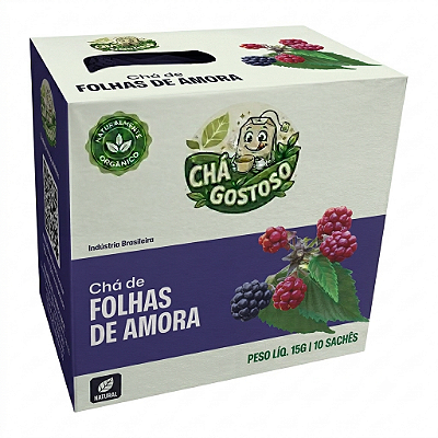 CHÁS DE FOLHAS DE AMORA 10 SACHÊS – 15G