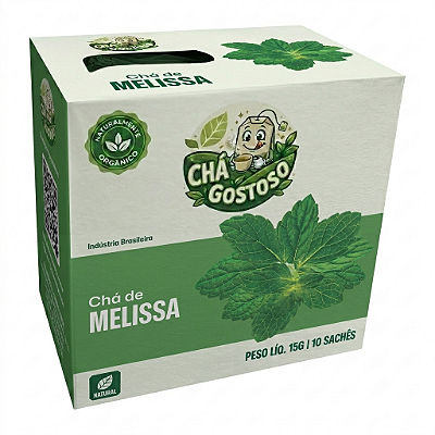 CHÁ DE MELISSA 10 SACHÊS – 15G