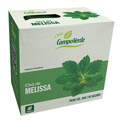 CHÁ DE MELISSA 10 SACHÊS – 10G