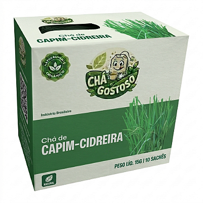CHÁ DE CAPIM-CIDREIRA 10 SACHÊS – 15G