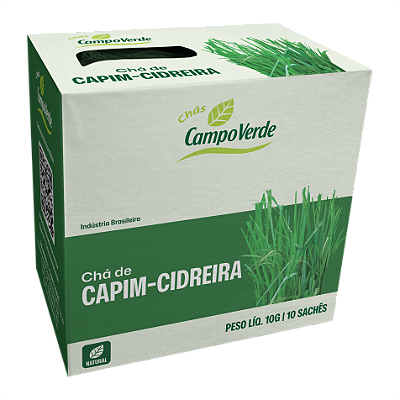 CHÁ DE CAPIM CIDREIRA 10 SACHÊS – 10G