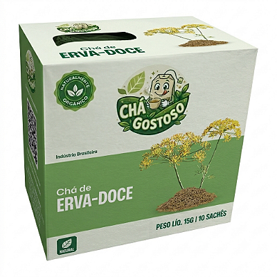 CHÁ DE ERVA-DOCE 10 SACHÊS – 15G