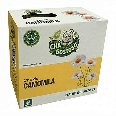 CHÁ DE CAMOMILA 10 SACHÊS – 15G