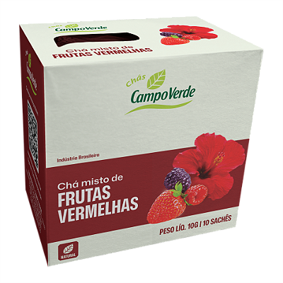 CHÁ MISTO DE FRUTAS VERMELHAS 10 SACHÊS – 10G