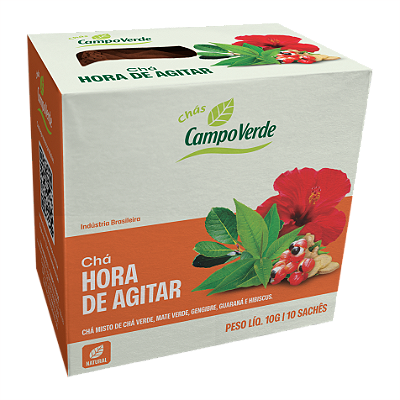 CHÁ HORA DE AGITAR 10 SACHÊS – 10G