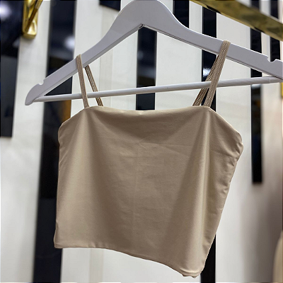 TOP CROPPED ALÇA NUDE