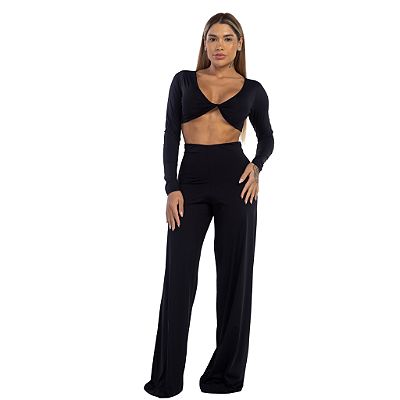 CONJUNTO BABI PANTALONA PRETO