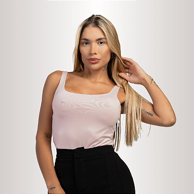 BODY ALÇA ROSA BEBÊ