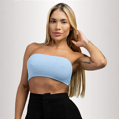 TOP FAIXA AZUL CLARO