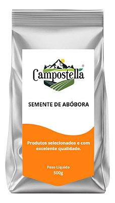 Semente De Abóbora Sem Casca Crua S/ Sal Premium 500g