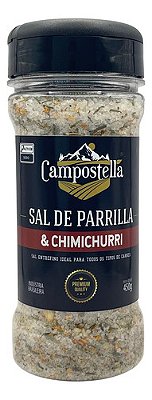 Sal De Parrilla E Chimichurri P/ Churrasco 450g Campostella