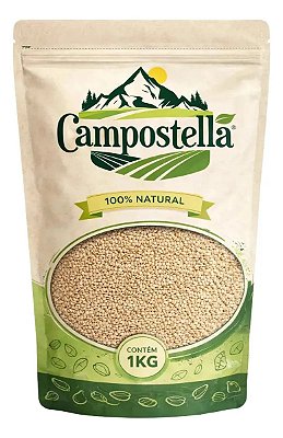 Gergelim Natural Com Casca Premium 1kg Campostella
