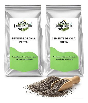 Semente De Chia 1kg Premium Campostella