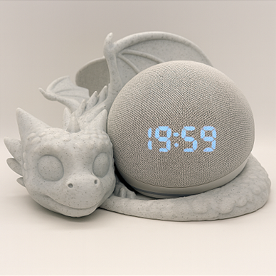 Suporte Dragão para Alexa Echo Dot – Design Exclusivo