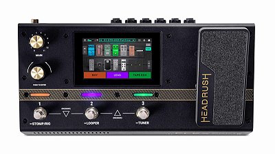 PEDALEIRA PARA GUITARRA E BAIXO HEADRUSH FLEX PRIME