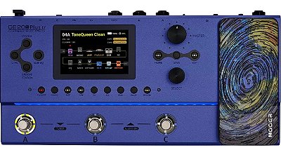 PEDALEIRA PARA GUITARRA E BAIXO MOOER GE200 PLUS LI