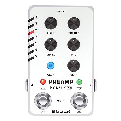 Pedal para Guitarra Preamp Model X X2 – M725