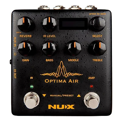Pedal Simulador de Violão Acústico com IR – NUX OPTIMA AIR