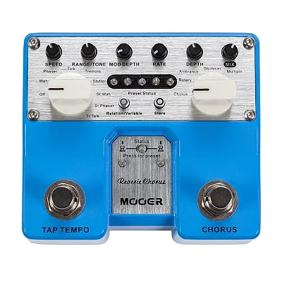 Chorus Avançado – Mooer Twin Reverie Chorus – TCH1 - 5 Modos 8 Ajustes
