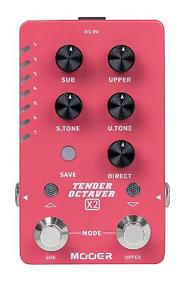 Pedal Oitavador Mooer Tender Octaver X2 - M730