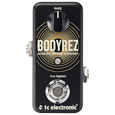 Pedal restaurador de resposta e controle de feedback para violão - TC Electronic Bodyrez