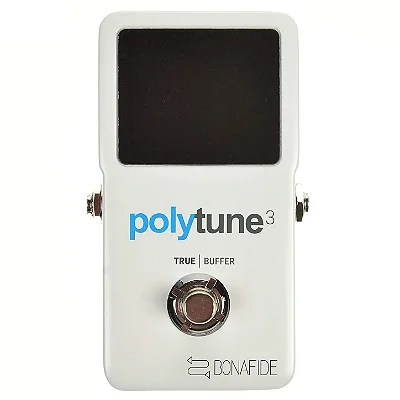 Afinador polifônico com múltiplos modos de afinação TC Electronic Polytune 3