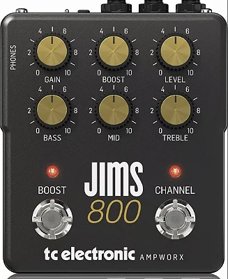 Pedal Pre-Amp com 2 canais TC Electronic JIMS 800