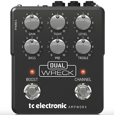 Pedal Pre-Amp com 2 canais - TC Electronic DUAL WRECK
