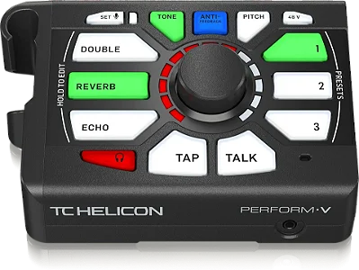 Processador Vocal Definitivo para Pedestal de Microfone - TC HELICON PERFORM-V