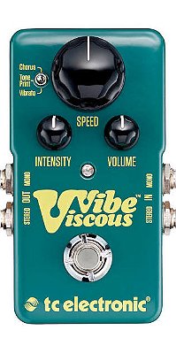 Pedal de Chorus e Vibrato TC Electronic VISCOUS VIBE