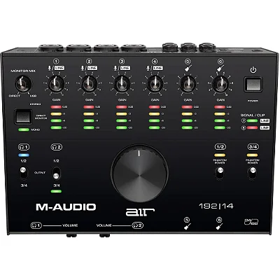 Interface de Áudio USB de 8 Canais com MIDI IN/OUT – M-AUDIO AIR 192|14
