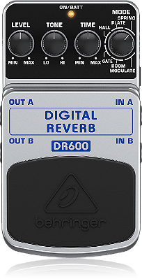 Pedal de Reverb Estéreo com 6 modos - BEHRINGER DR600