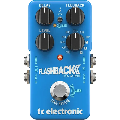 Pedal de Delay Estéreo - TC ELECTRONIC FLASHBACK 2 DELAY