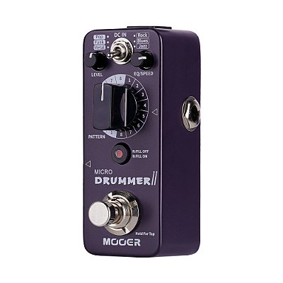 Pedal de Bateria Eletrônica - MOOER MICRO DRUMMER II – MDM2