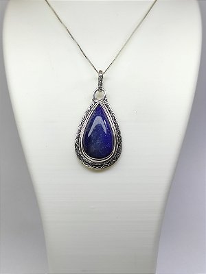 Colar Sodalita Detalhe