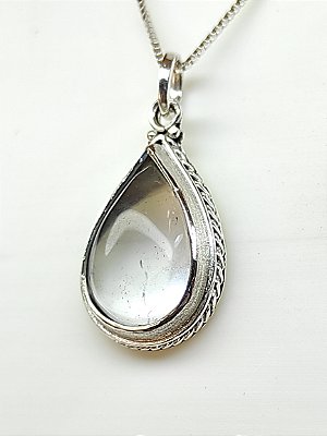 Colar Cristal Gota
